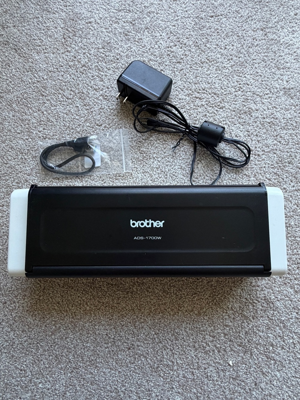 Brother Portable Document Scanner in Black and White